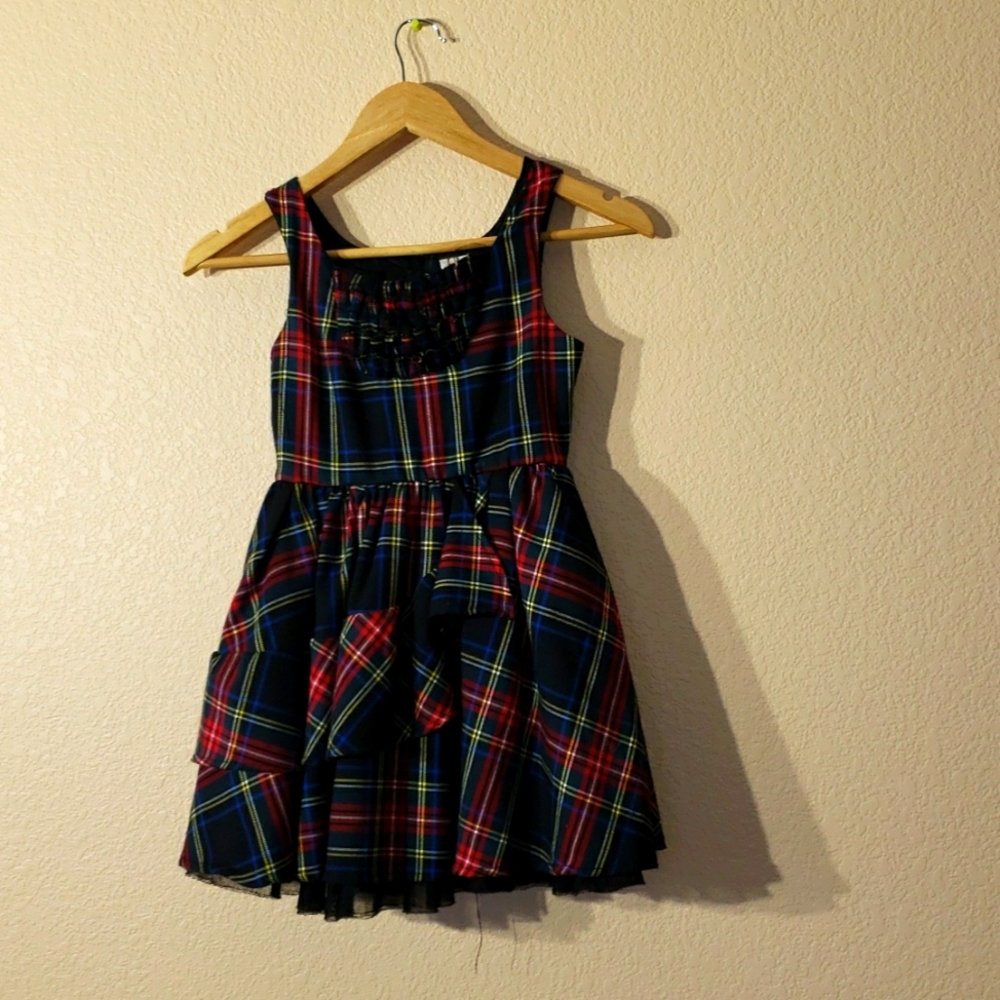 Flannel party dress